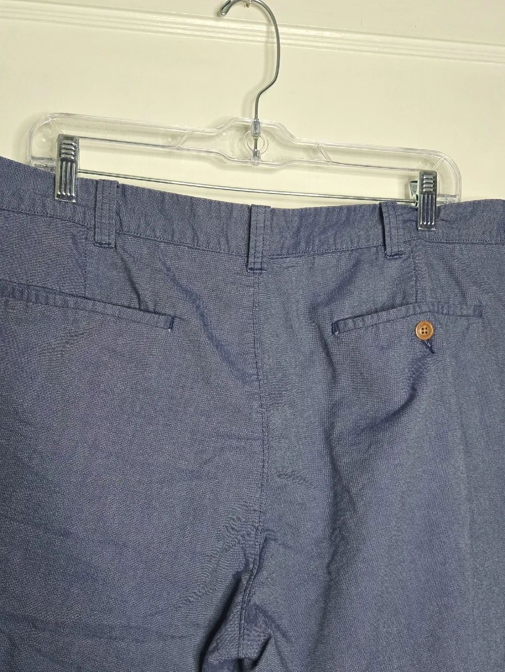 J. Crew Men's Sun Washed Oxford Blue Shorts Sz 36w